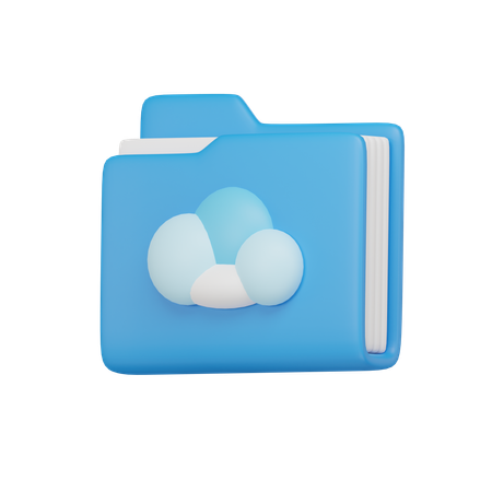 Carpeta onedrive  3D Icon