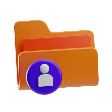 Carpeta personal  3D Icon