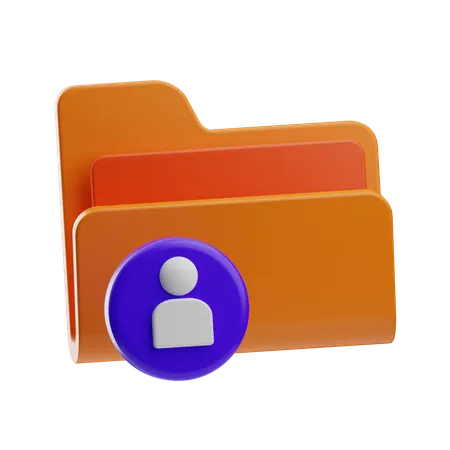 Carpeta personal  3D Icon