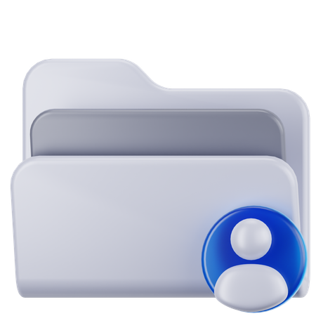 Carpeta personal  3D Icon