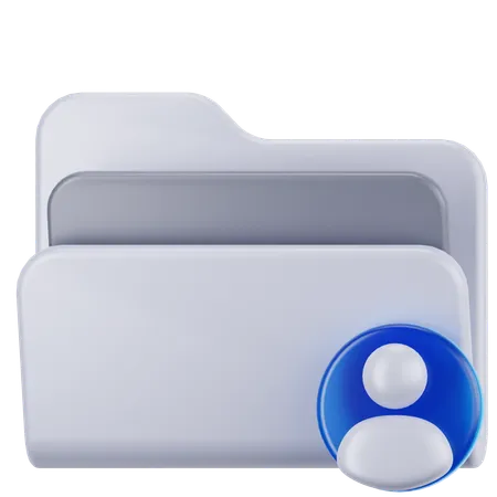 Carpeta personal  3D Icon