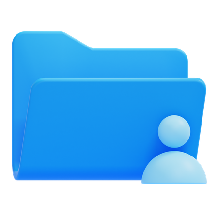 Carpeta personal  3D Icon