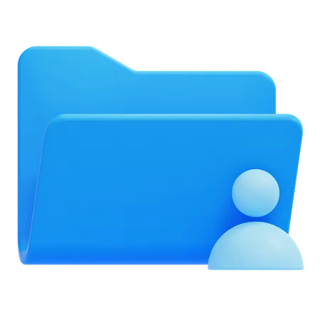 Carpeta personal  3D Icon