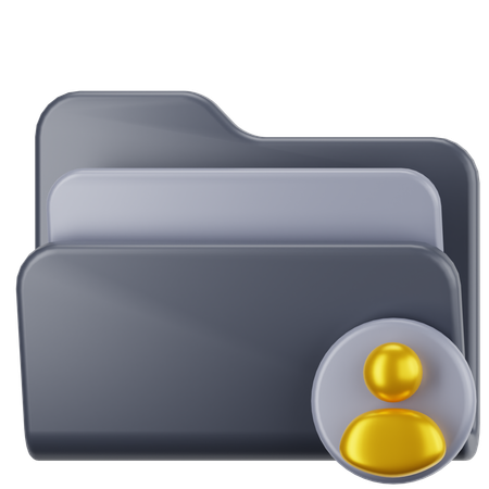 Carpeta personal  3D Icon