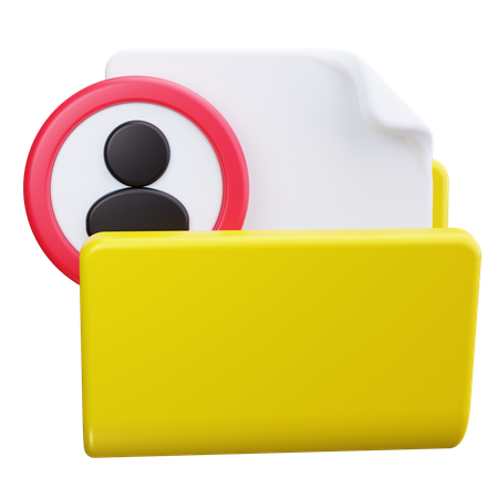 Carpeta personal  3D Icon