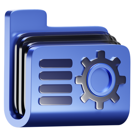 Carpeta de proyecto  3D Icon