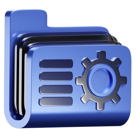 Carpeta de proyecto  3D Icon