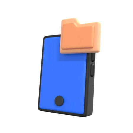 Carpeta del telefono  3D Icon