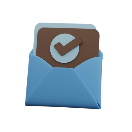 Carpeta verificada  3D Icon