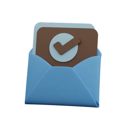 Carpeta verificada  3D Icon