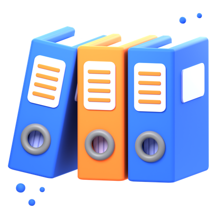Carpetas de archivos  3D Icon