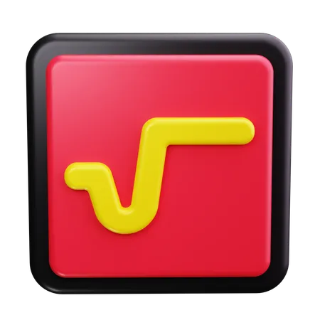 Carré  3D Icon