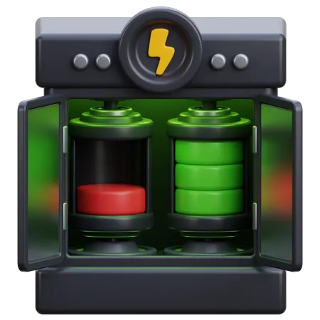 Carregador de bateria  3D Icon