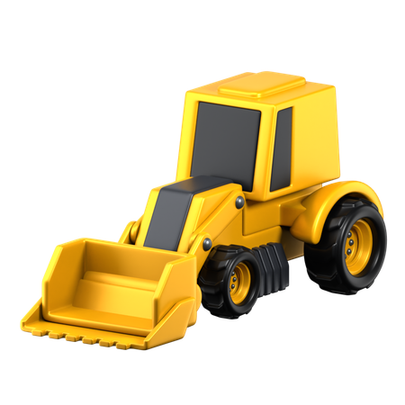 Carregador frontal  3D Icon
