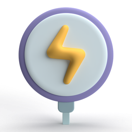 Carregador sem fio  3D Icon