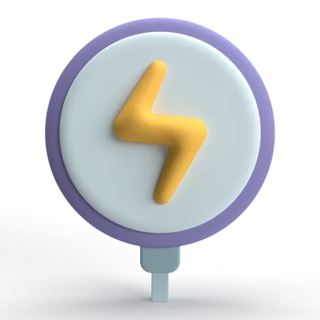 Carregador sem fio  3D Icon