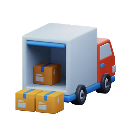 Carregamento de carga  3D Icon