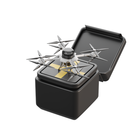 Carregamento de drones  3D Icon