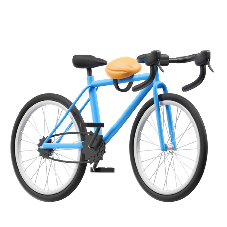 Carrera de bicicletas  3D Icon