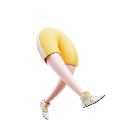 Carrera de maratón  3D Icon