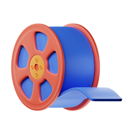 Carrete de película  3D Icon