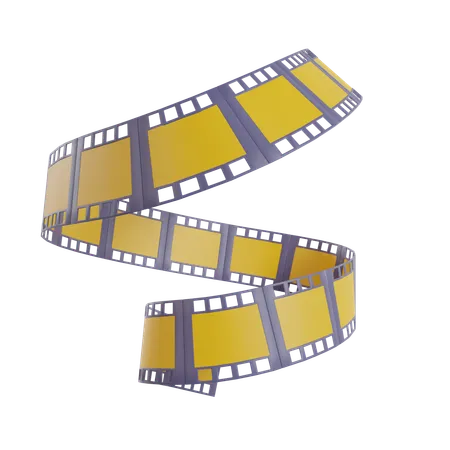 Carrete de película  3D Icon