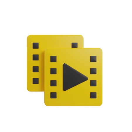 Carrete de película  3D Icon