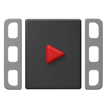 Carrete de película  3D Icon