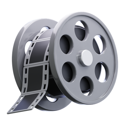 Carrete de película  3D Icon