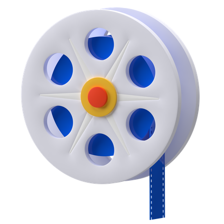 Carrete de película  3D Icon