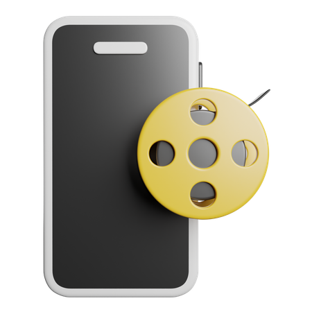 Carrete de película  3D Icon