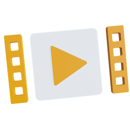 Carrete de película  3D Icon