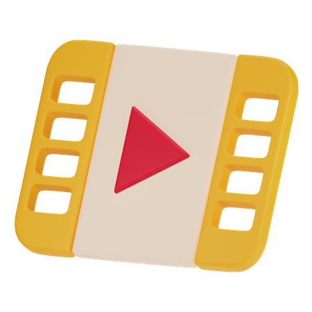 Carrete de película  3D Icon