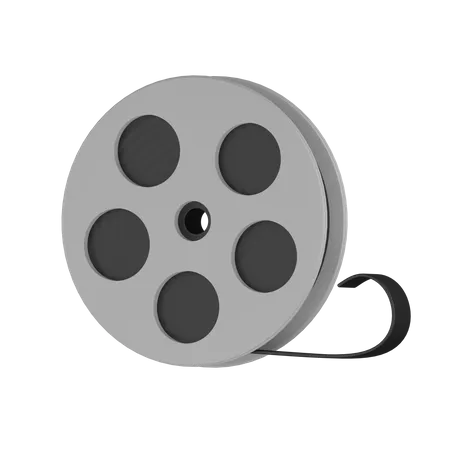 Carrete de película  3D Icon