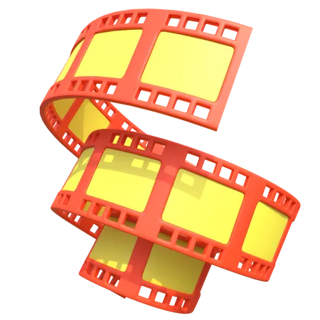 Carrete de película  3D Icon