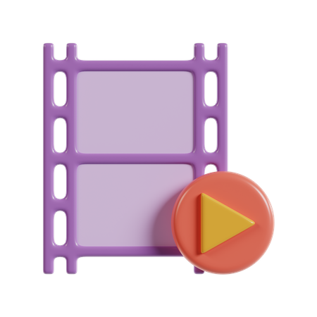 Carrete de película  3D Icon