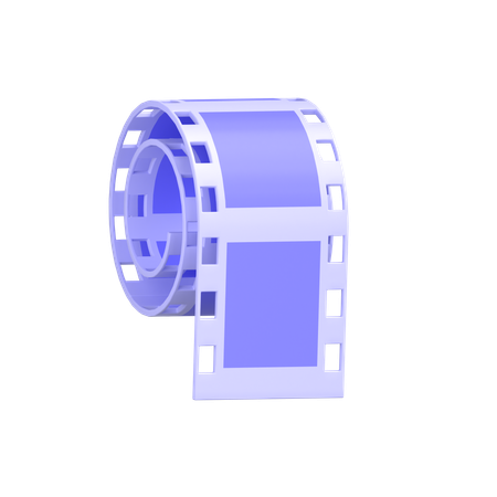 Rolo de filme  3D Icon