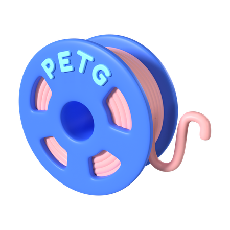 Carretel de filamento petg  3D Icon