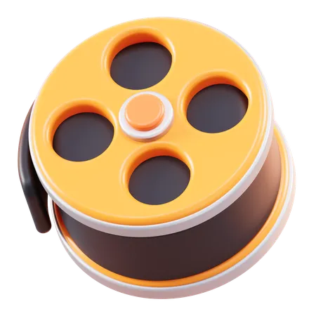 Rolo de filme  3D Icon