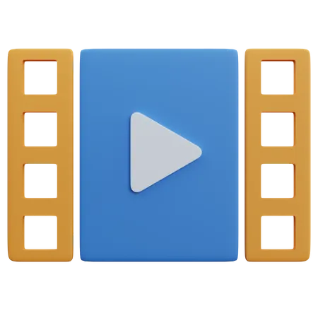 Rolo de filme  3D Icon