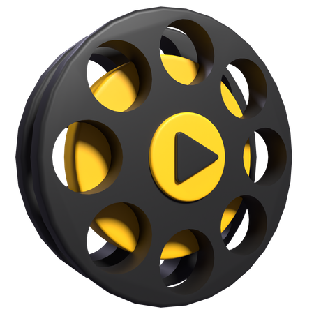 Rolo de filme  3D Icon