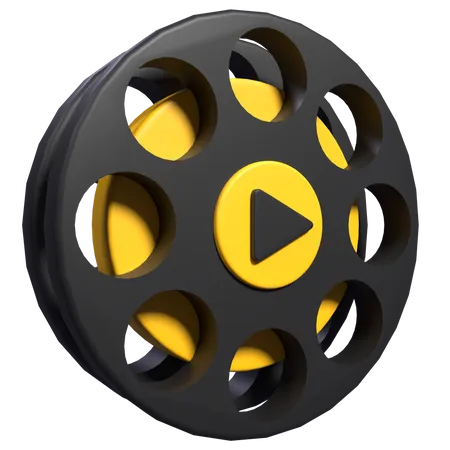 Rolo de filme  3D Icon