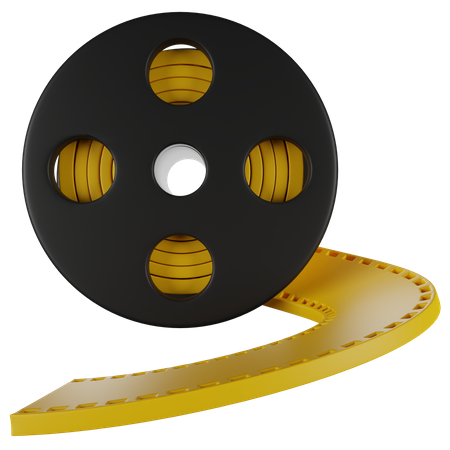 Rolo de filme  3D Icon