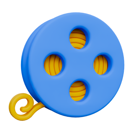 Rolo de filme  3D Icon