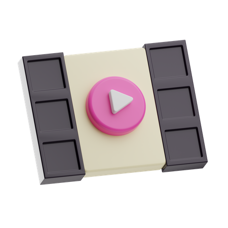 Rolo de filme  3D Icon