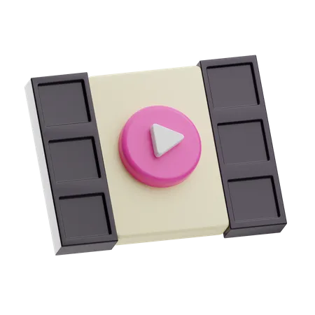 Rolo de filme  3D Icon