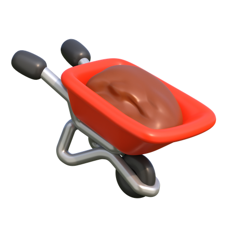 Carretilla  3D Icon