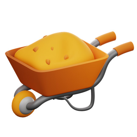 Carretilla  3D Icon