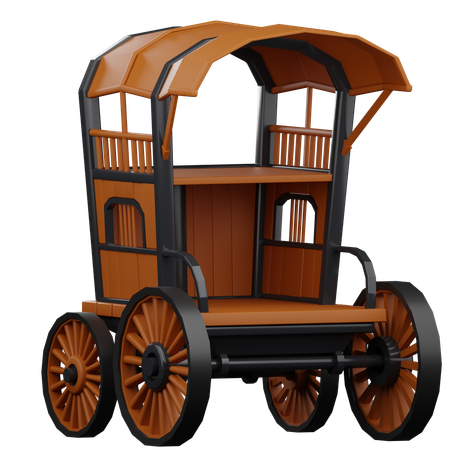 Carriage  3D Icon