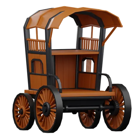 Carriage  3D Icon